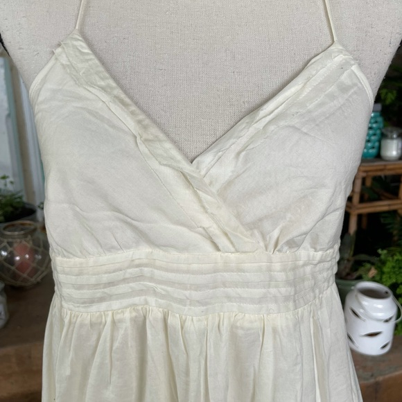 American Eagle Outfitters Simple Cream Cotton Maxi - Picture 2 of 4